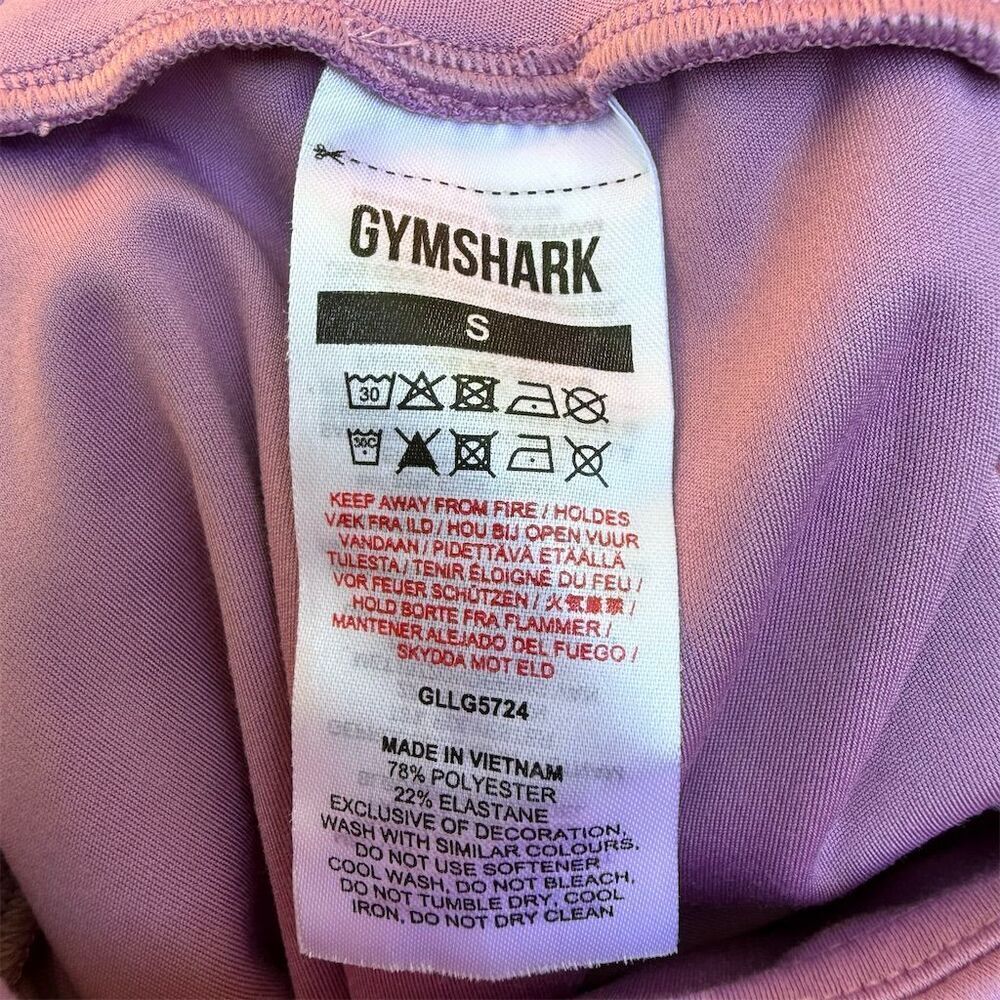 Gymshark Women's Purple High-Rise Leggings Size S Activewear - Picture 11 of 16